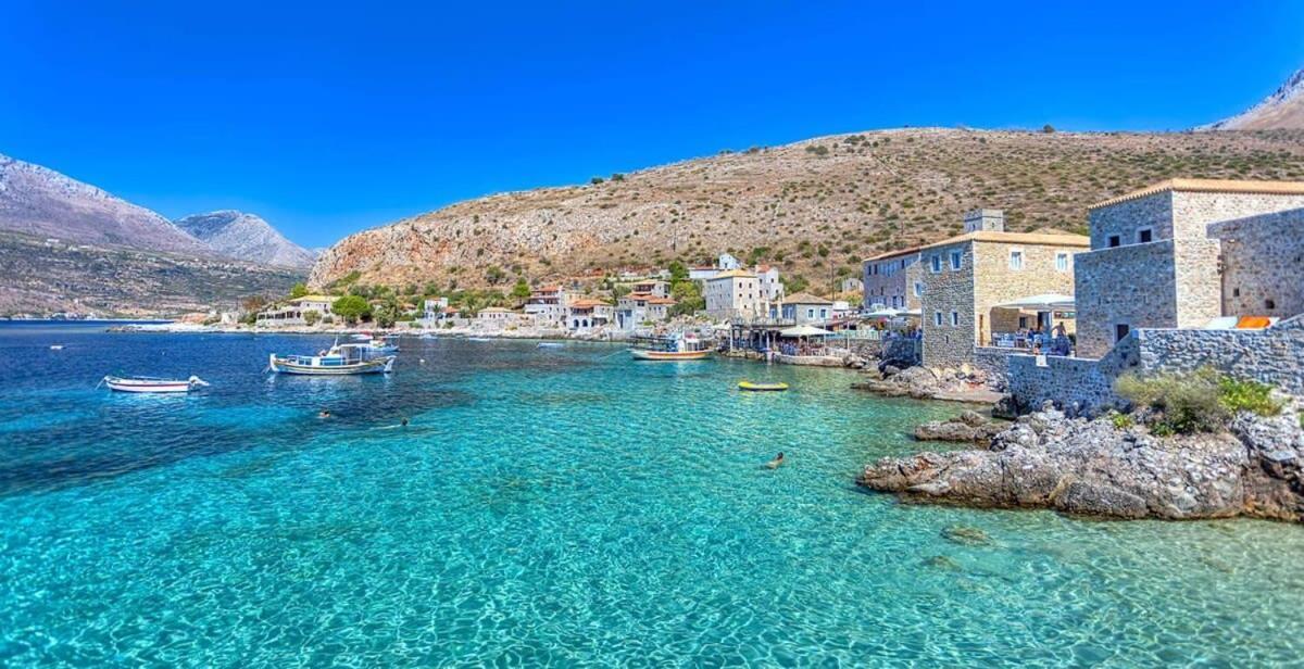 Mani Panoramic Seaviews - Luxury Summer Haven Levktron Экстерьер фото
