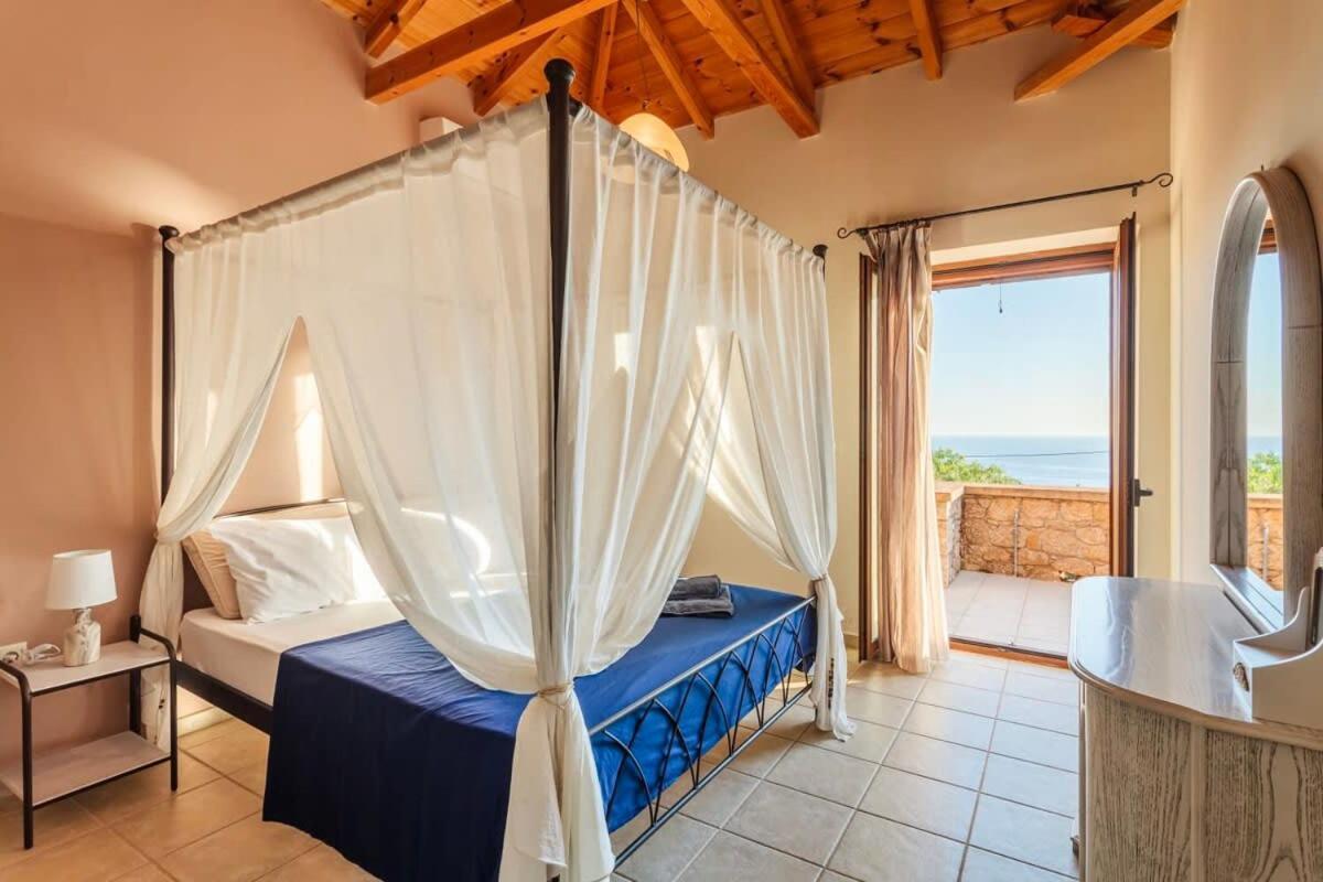 Mani Panoramic Seaviews - Luxury Summer Haven Levktron Экстерьер фото